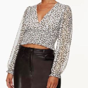 Aritzia Babaton Wistful blouse size S